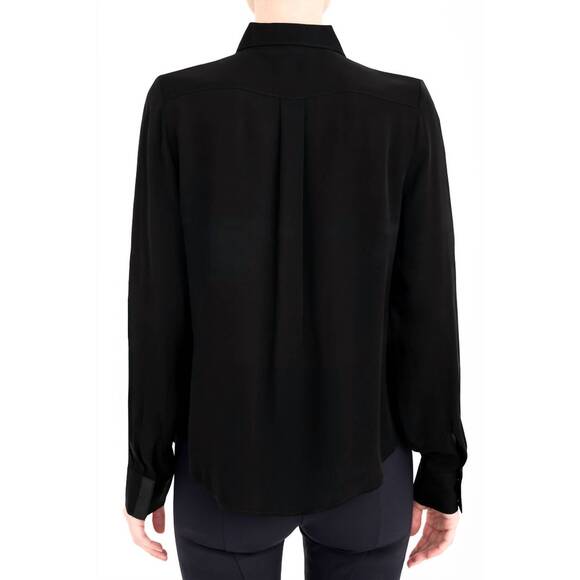 NEW ELAINE KIM clarice pullover shirt in black - Picture 3 of 3